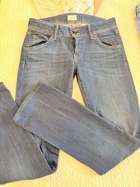 Hudson Jeans Women's Blue Straight Leg Denim inseam 30